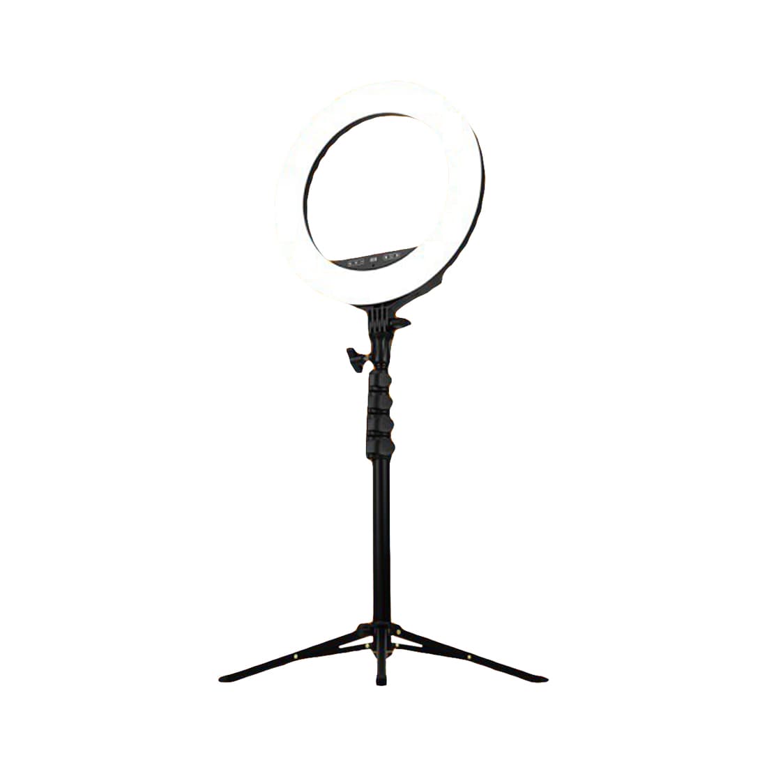 Кольцевая светодиодная лампа, Streamplify, Light 14, USB, 36 см, 36 Ватт, 6000K, 2250 Лм, Регулируемая по высоте ножка, 10 уровней регулировки яркости, 10 режимов цветовой температуры, Черный