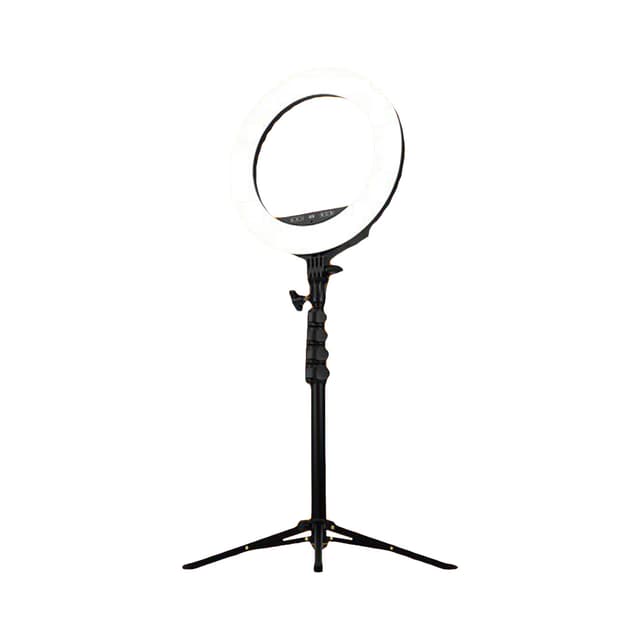 Кольцевая светодиодная лампа, Streamplify, Light 14, USB, 36 см, 36 Ватт, 6000K, 2250 Лм, Регулируемая по высоте ножка, 10 уровней регулировки яркости, 10 режимов цветовой температуры, Черный