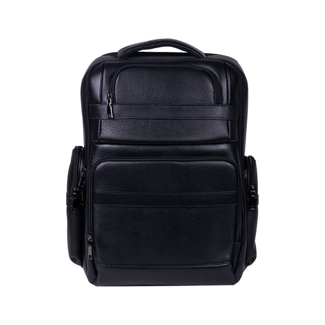 Кожаный рюкзак, Deluxe, Urban A-1120, 30,11 литров, чёрный