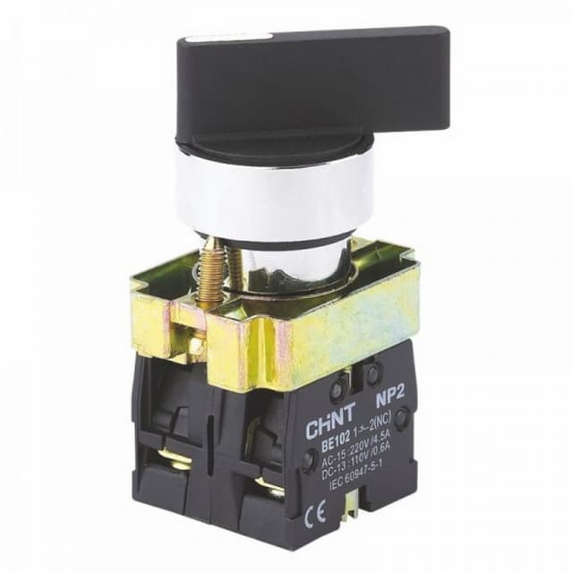 Переключатель, CHINT, 574858 NP2-BJ33, 3 положения с фиксацией 2НО IP40