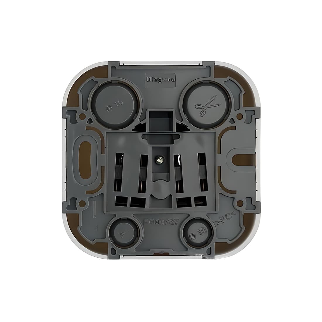 Розетка без зк, Legrand, 782410, Forix 16A 250В IP20 накладная белый