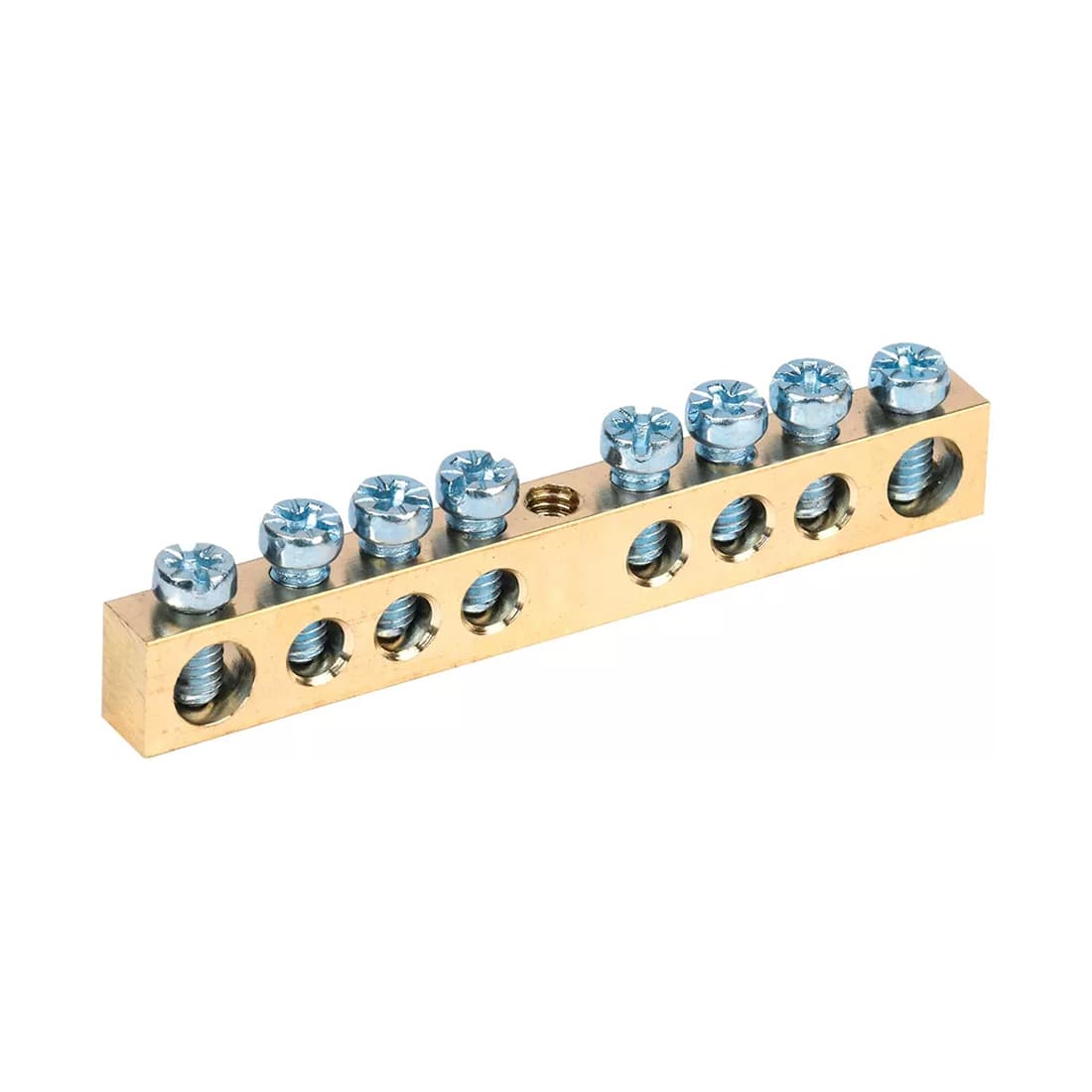 Шина нулевая, Deluxe, 6х9мм, 8/1 крепеж по центру