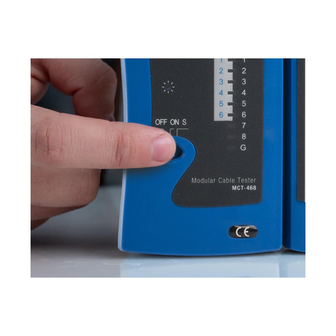 Кабельный тестер, Jonard Tools, MCT-468, Для тестирования RJ-11 RJ-12 RJ-45