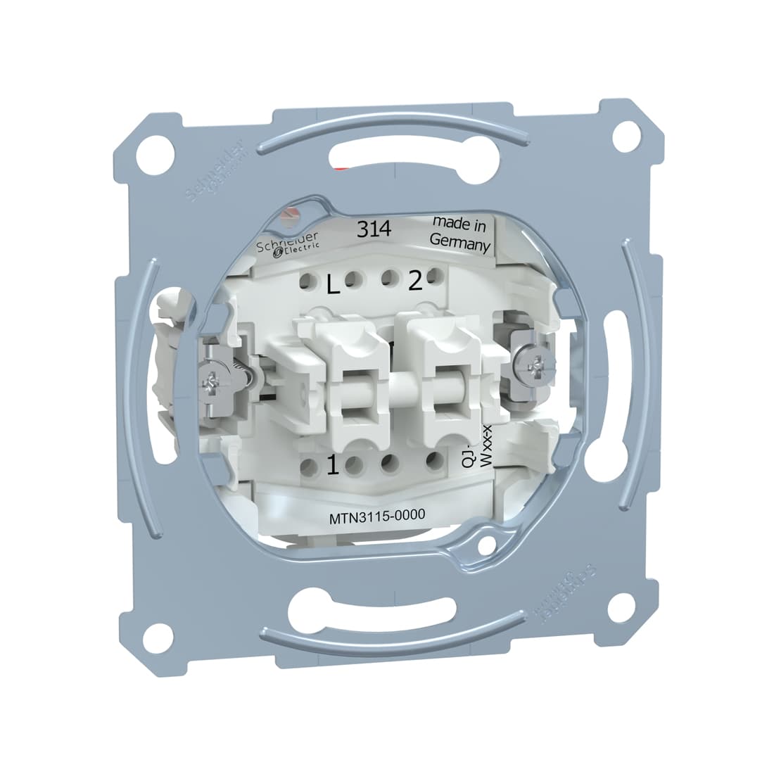 Переключатель мех-м, MERTEN, MTN3115-0000, D-Life 2 клавишный