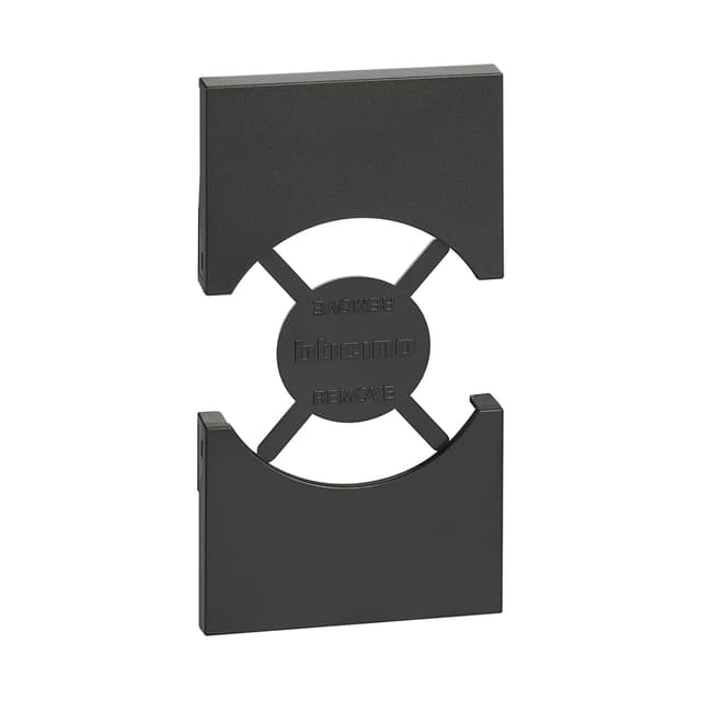 Лицевая панель, Bticino, KG03, Living Now для розеток 2К+З нем/итал.стандарта 2 модуля черный