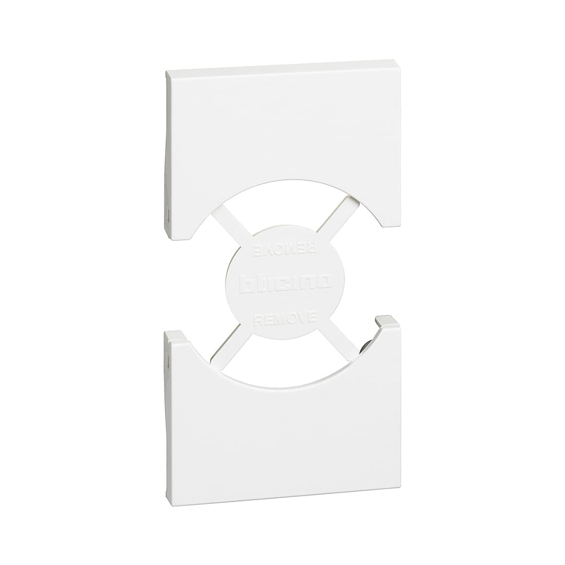 Лицевая панель, Bticino, KW03, Living Now для розеток 2К+З нем/итал.стандарта 2 модуля белый