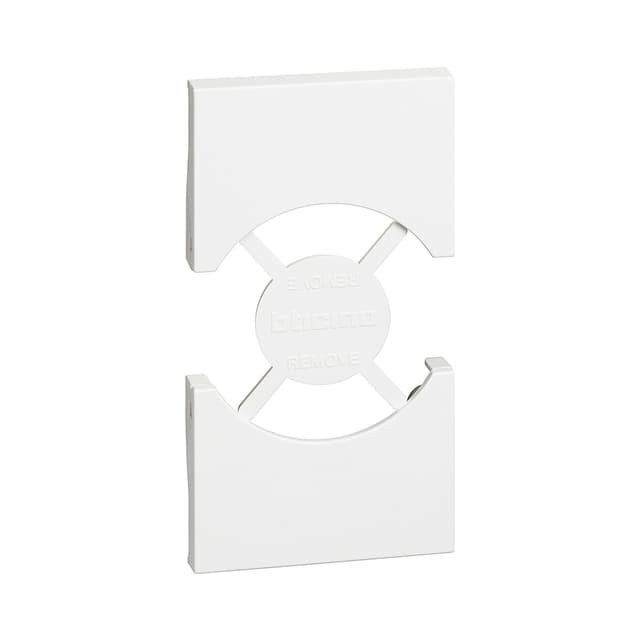 Лицевая панель, Bticino, KW03, Living Now для розеток 2К+З нем/итал.стандарта 2 модуля белый