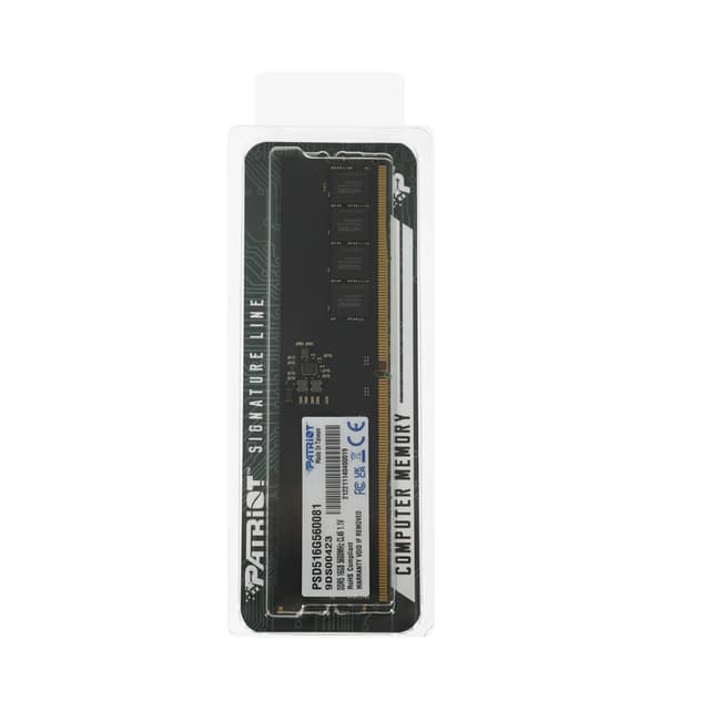 Модуль памяти, Patriot, SL PSD516G560081 DDR5, 16GB, DIMM <PC5-44800/5600MHz>