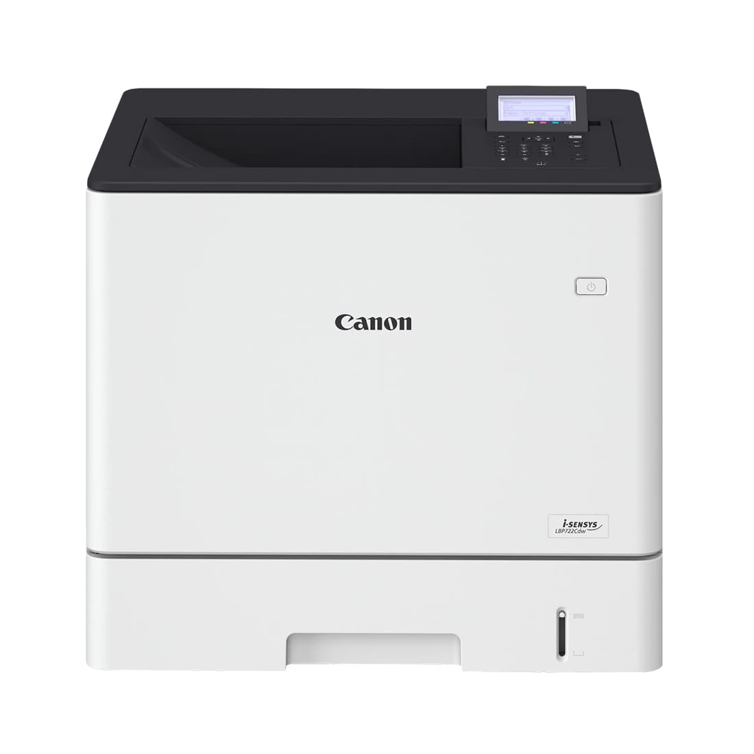 Цветной принтер, Canon, i-SENSYS LBP722CDW, 4929C025AA, Лазерный, A4, 38 стр./мин., Подача 650 листов, ЖК дисплей, 1 ГГц CPU, 2 ГБ RAM, USB 2.0, Ethernet 10/100/1000, Wi-Fi