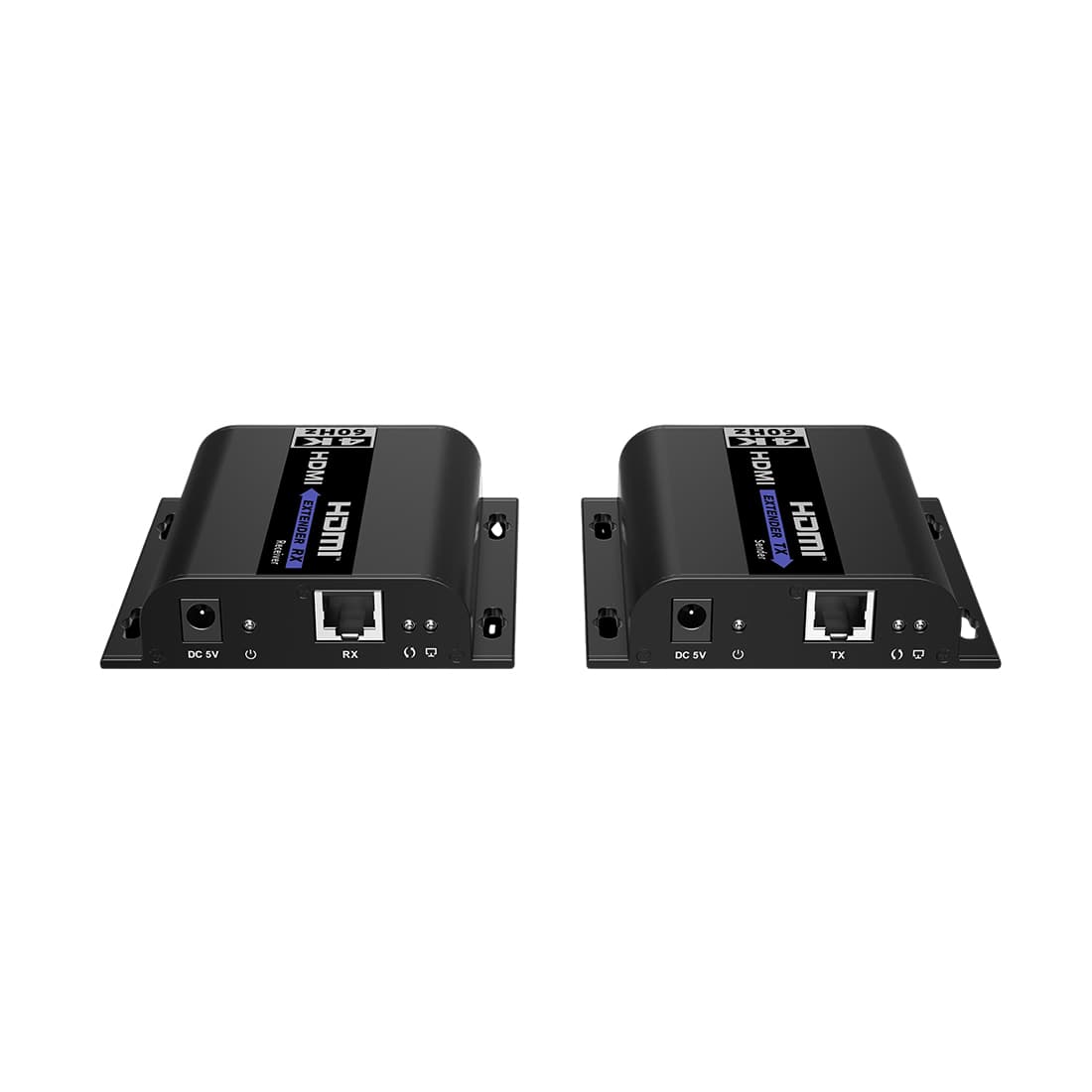Удлинитель HDMI, Lenkeng, LKV483, (4K, 120), 1x HDMI IN, 1x RJ45 IN, 1x RJ45 OUT, 1x HDMI OUT