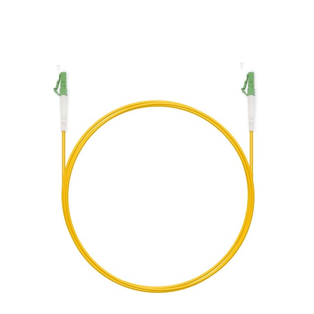 Патч корд оптоволоконный,, LC/APC-LC/APC SM 9/125 Simplex 3.0мм 1 м, LSZH