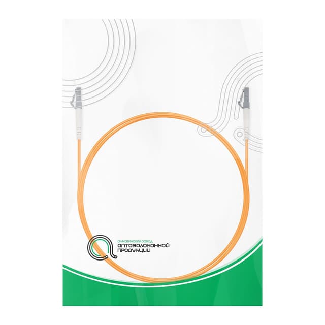 Патч корд оптоволоконный,, LC/UPC-LC/UPC MM OM2 50/125 Simplex 3.0мм 1 м, LSZH