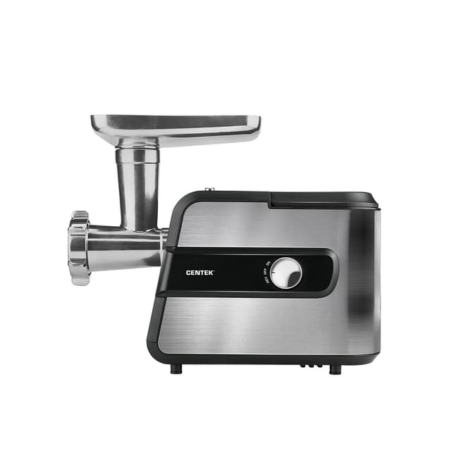 Мясорубка, Centek, CT-1623, 2000W, 2 кг*мин, Реверс, Стальной коннектор, 2 диска, 2 насадки