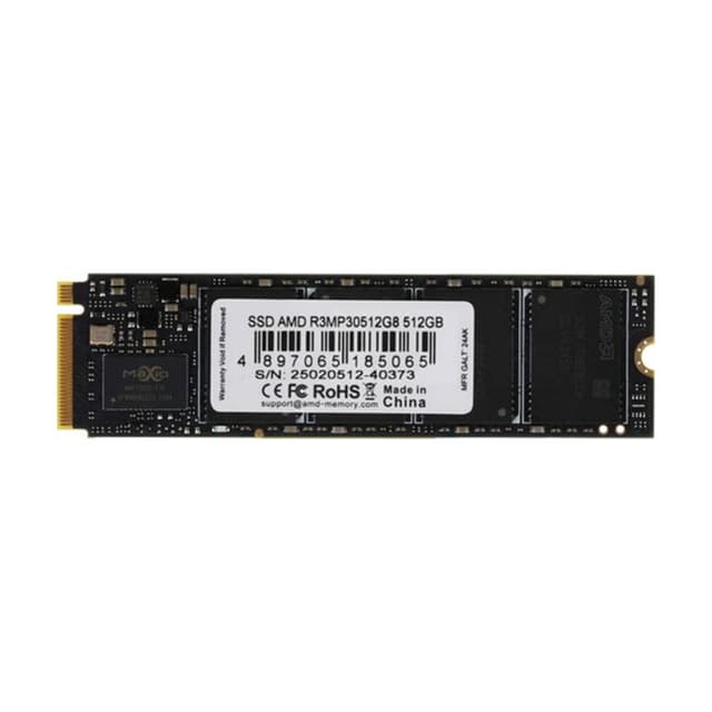 Твердотельный накопитель SSD, AMD Radeon, R3MP30512G8, 512GB, M.2 2280 NVMe PCIe 3.0x4, 3300/2200 Мб/c