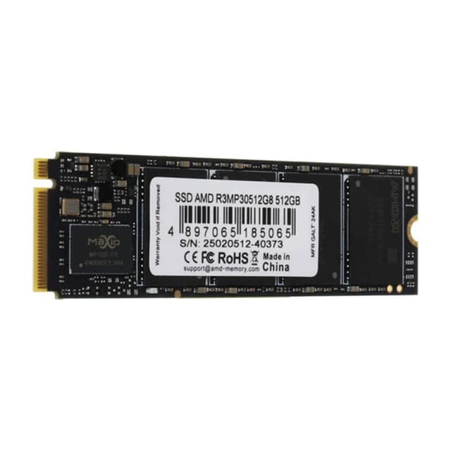 Твердотельный накопитель SSD, AMD Radeon, R3MP30512G8, 512GB, M.2 2280 NVMe PCIe 3.0x4, 3300/2200 Мб/c
