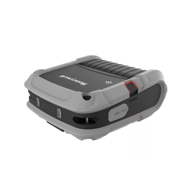 Мобильный принтер этикеток, Honeywell, RP4F0000B12, прямая термопечать, 203 dpi, ширина печати до 4", USB, Bluetooth, без дисплея, с аккумулятором и клипсой для ношения, без сетевого кабеля питания (продаётся отдельно), стандартный прижимной ролик, ROW