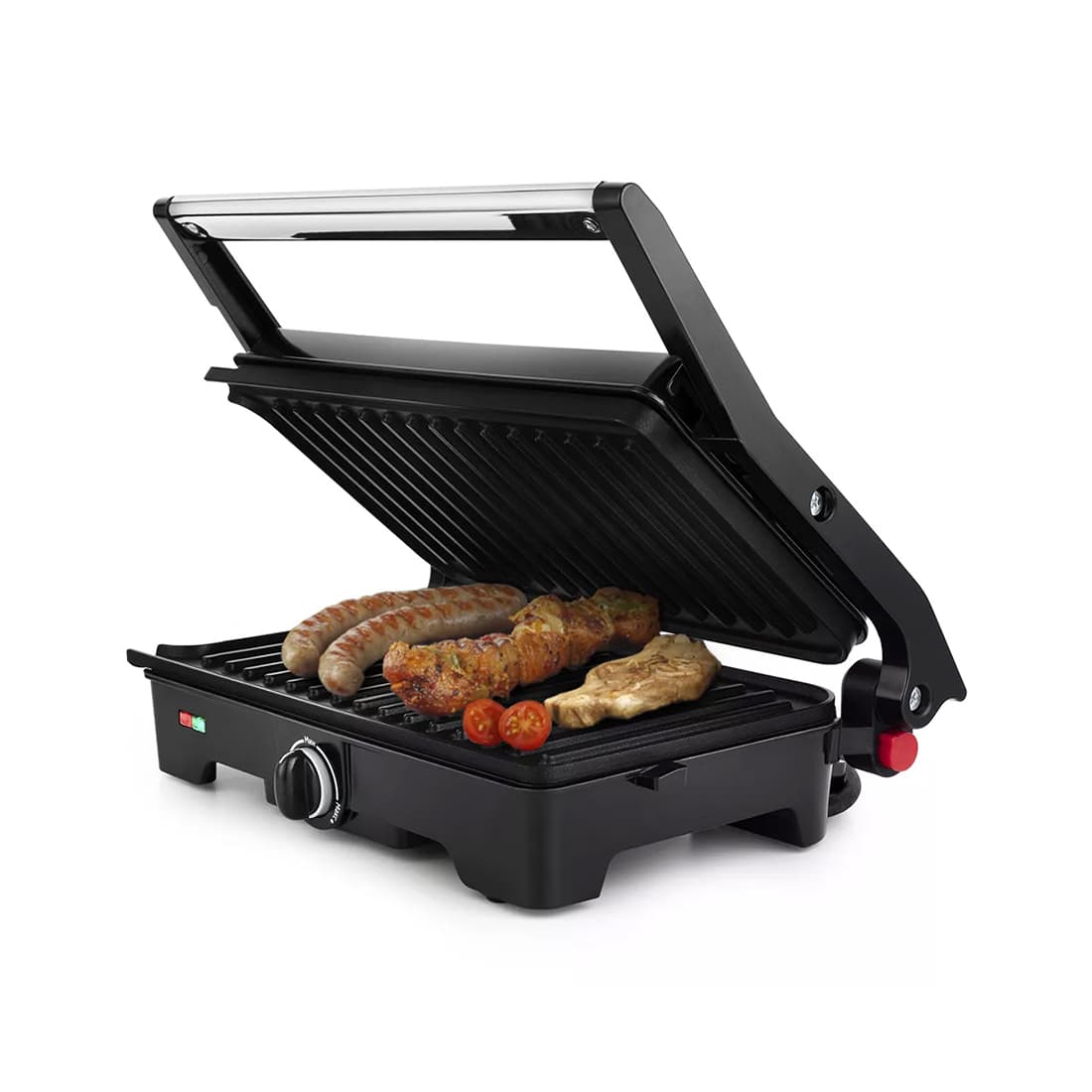 Гриль, Kitfort, КТ-1645, Мощность 1200W, Антипригарное покрытие, Металл, Пластик, Макс. температура нагрева 180°C, Черный