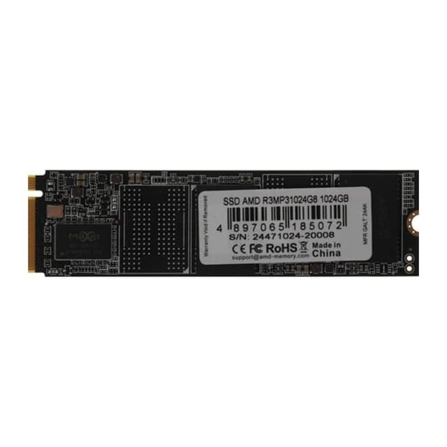 Твердотельный накопитель SSD, AMD Radeon, R3MP31024G8, 1024GB, M.2 2280 NVMe PCIe 3.0x4, 3500/3100 Мб/c