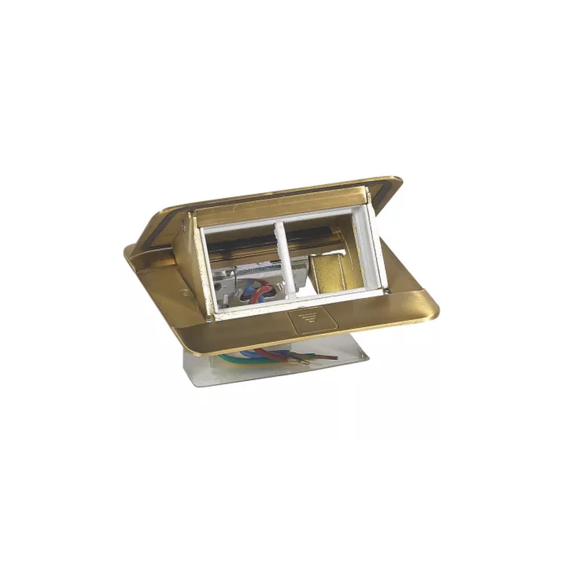 Выдвижной розеточный блок на 4 модуля, Legrand, 054016, Латунь, Неукомплектованный, Степень защиты IP40