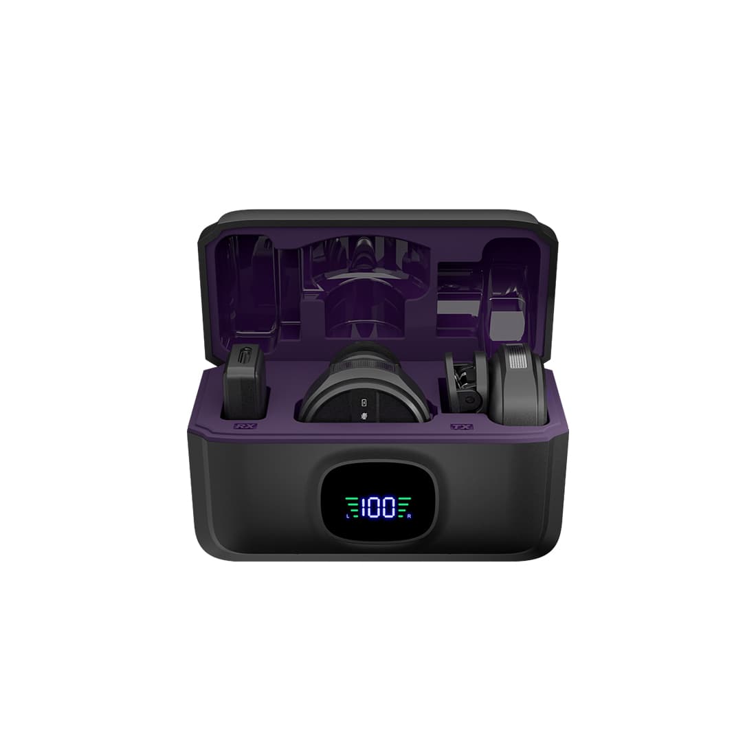 Петличный микрофон, Streamplify, MIC GO-48-WL-BK, Всенаправленный, USB Type-C, Lightning, Магнитное крепление, Черный