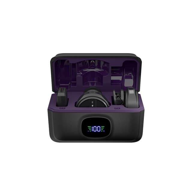 Петличный микрофон, Streamplify, MIC GO-48-WL-BK, Всенаправленный, USB Type-C, Lightning, Магнитное крепление, Черный