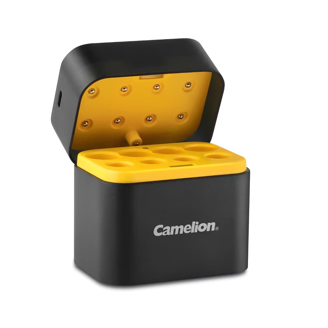 Зарядное устройство, CAMELION, LBC-328MST-BLK-CB, AA: 4 x 5V 0.35A, AAA: 4 x 5V 0.22A, Индикаторы заряда, Вход: (USB-C) 5V 2.5A