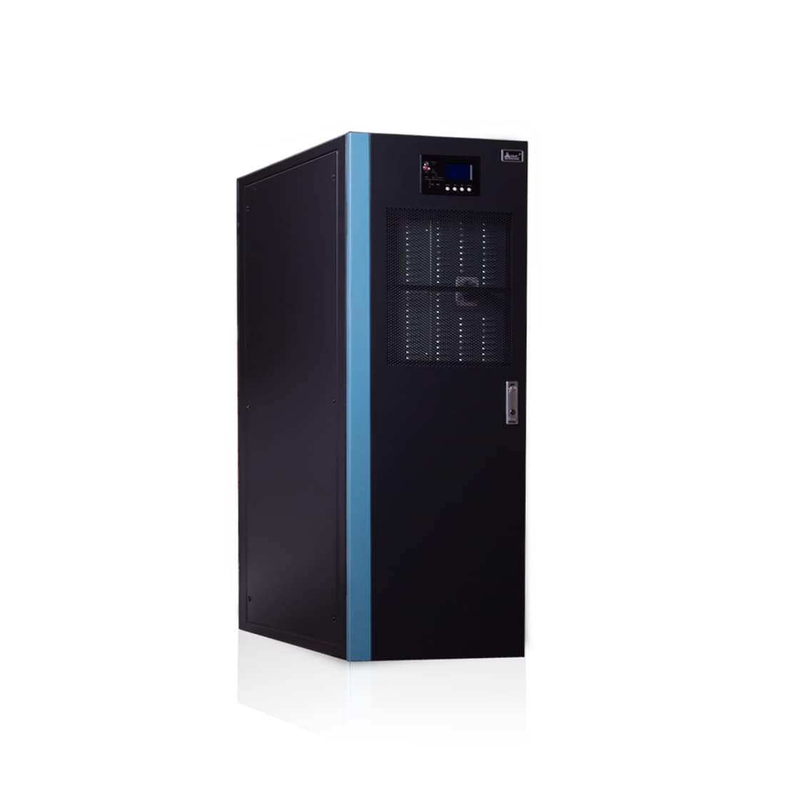 Источник бесперебойного питания, SVC, GT33-40KVA, Мощность 40кВА/36кВт, Диапазон работы AVR: 304-478В, Трёхфазный (3 фазы на вход, 3 фазы на выход), Батареи: 80шт.* 12Ач (не поставляются в комплекте, устанавливаются внутрь ИБП), On-Line, LCD\RS-232, Коэффициент мощности 1, Чёрный