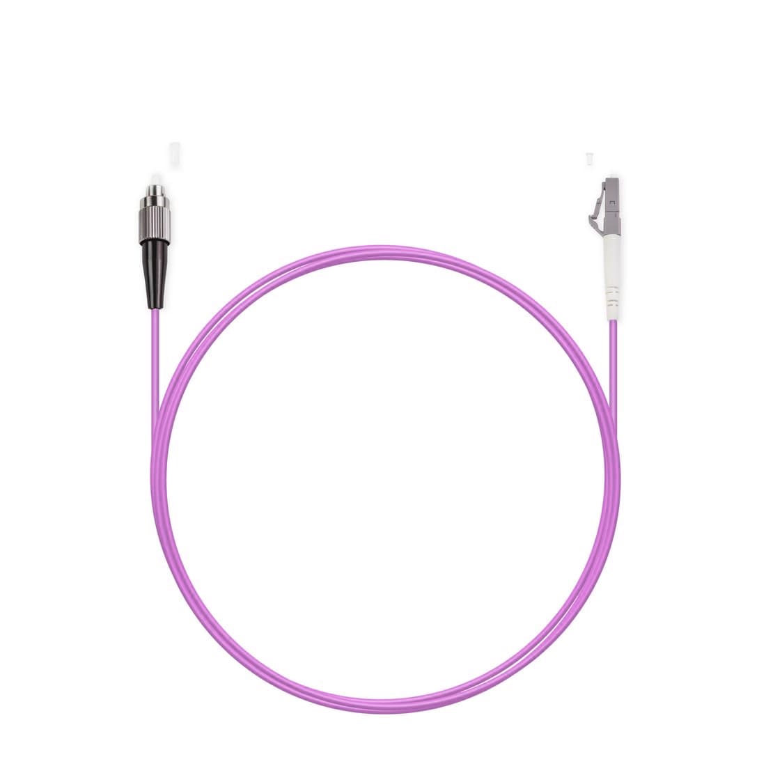 Патч корд оптоволоконный,, FC/UPC-LC/UPC MM OM3 50/125 Simplex 3.0мм 1 м, LSZH