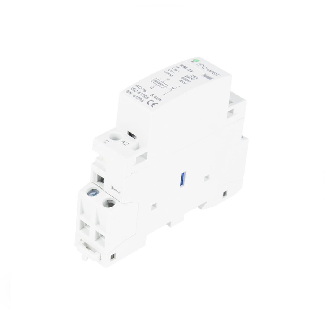 Контактор модульный, iPower, КМ-25 1Р 25А, АС 220-240V
