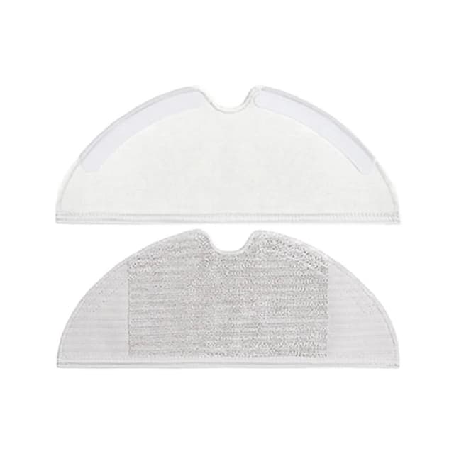 Насадка для влажной уборки для робота-пылесоса Mi Robot Vacuum Mop 2 Pro/2 Lite, Xiaomi, MJST1S-TB/BHR5922TY, Микрофибра, 2 шт в упаковке