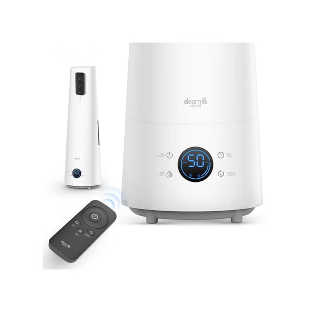 Увлажнитель воздуха, Deerma, LD220, Напольный, Объем 4л, Время работы до 16 ч, LED-дисплей, Уровень шума до 35 Дб, Автоотключение без воды, Белый