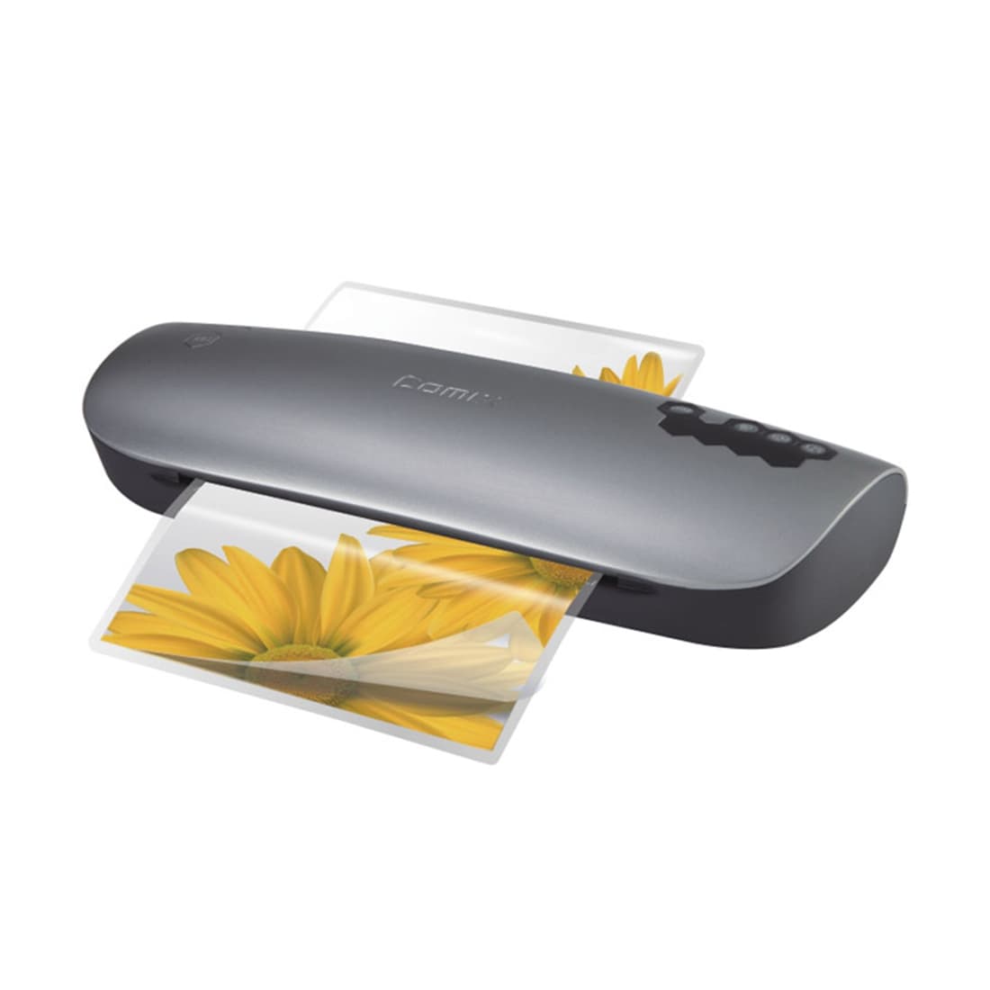 Ламинатор А4, COMIX, F6801, 4 вала, 80-125 мкм, 34 см/мин., Серый