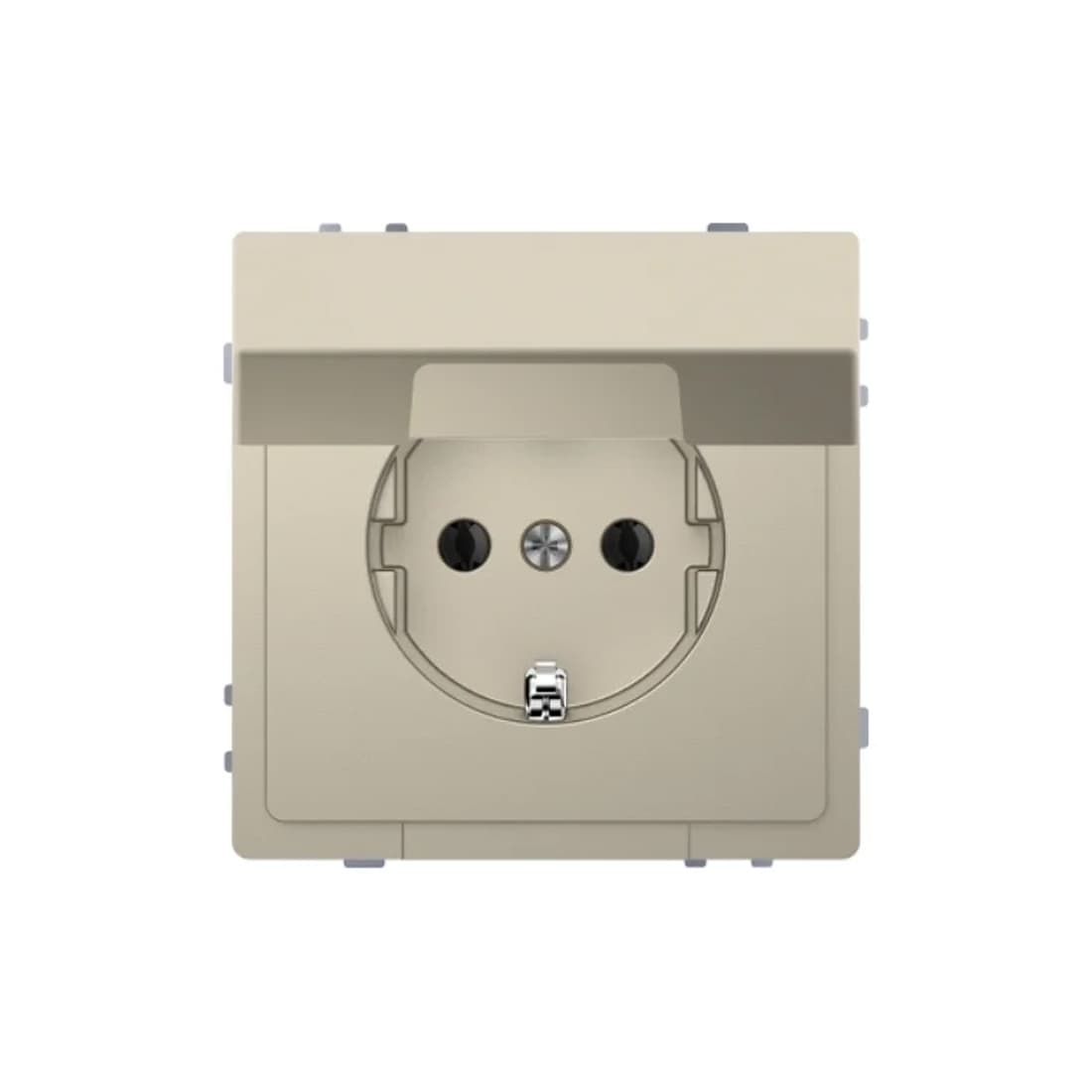 Розетка, MERTEN, MTN2310-6033, D-Life 16А с крышкой сахара