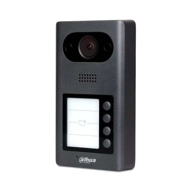 Вызывная панель, Dahua, DHI-VTO3211D-P4-S2, 4-кнопочная IP-панель, 2 Мп, IP65 & IK08