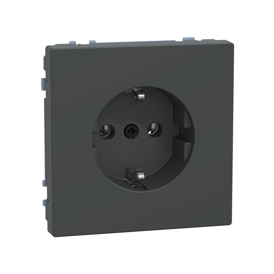 Розетка мех-м, MERTEN, MTN2301-6034, D-Life шторки винт.зажим антрацит