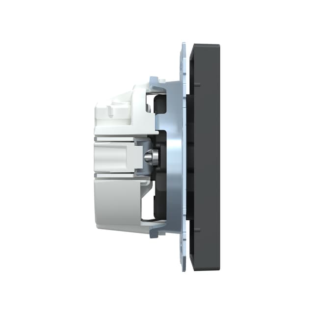 Розетка мех-м, MERTEN, MTN2301-6034, D-Life шторки винт.зажим антрацит