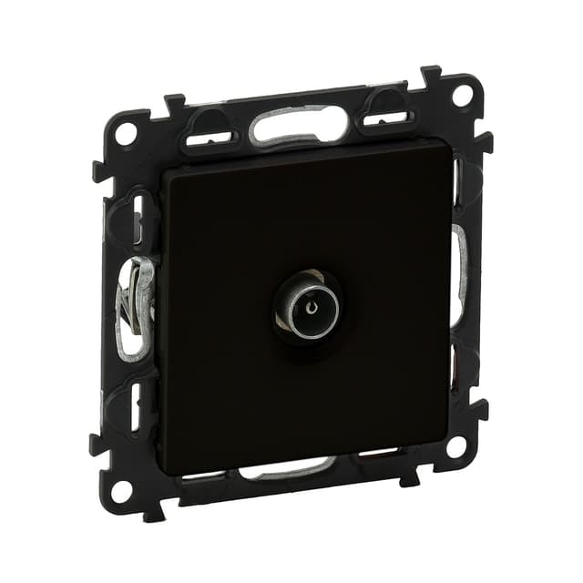 Розетка ТВ, Legrand, 756351 Valena Life, "звезда" 0-2400 МГц с лиц. пан. антрацит