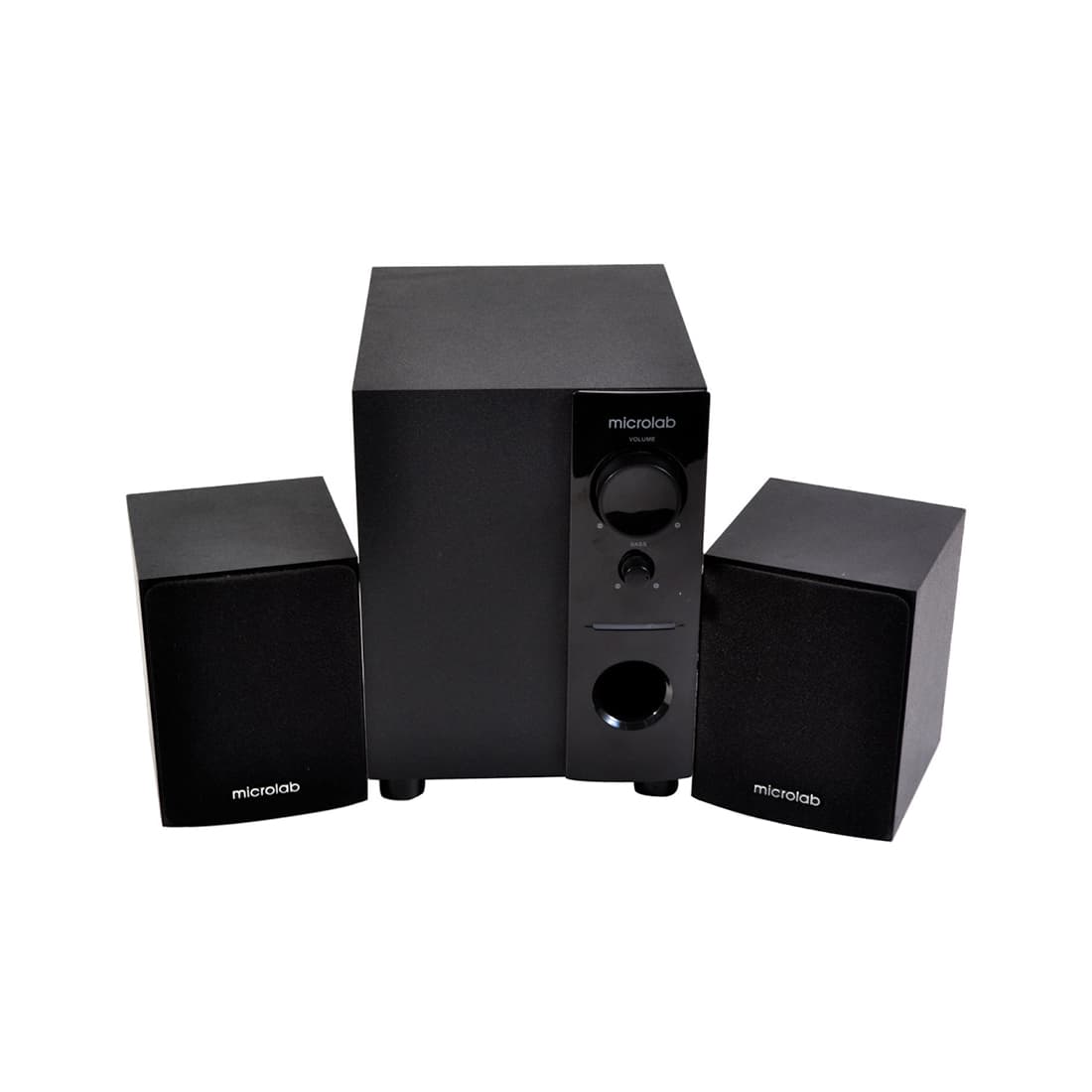Акустическая система, Microlab, M-109, 2.1, 10Вт (2,5Вт*2+5Вт), Выход RCA sokets, Вход 3,5 MiniJack, Чёрный
