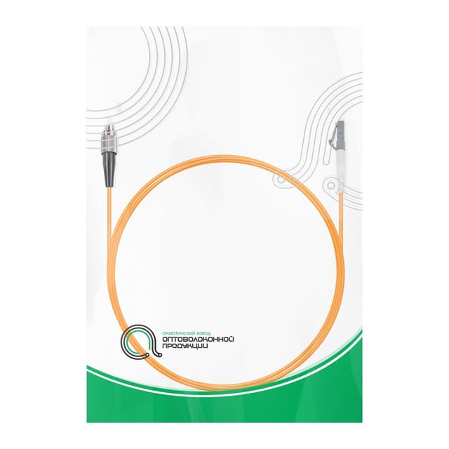 Патч корд оптоволоконный,, FC/UPC-LC/UPC MM OM1 62.5/125 Simplex 3.0мм 1 м, LSZH