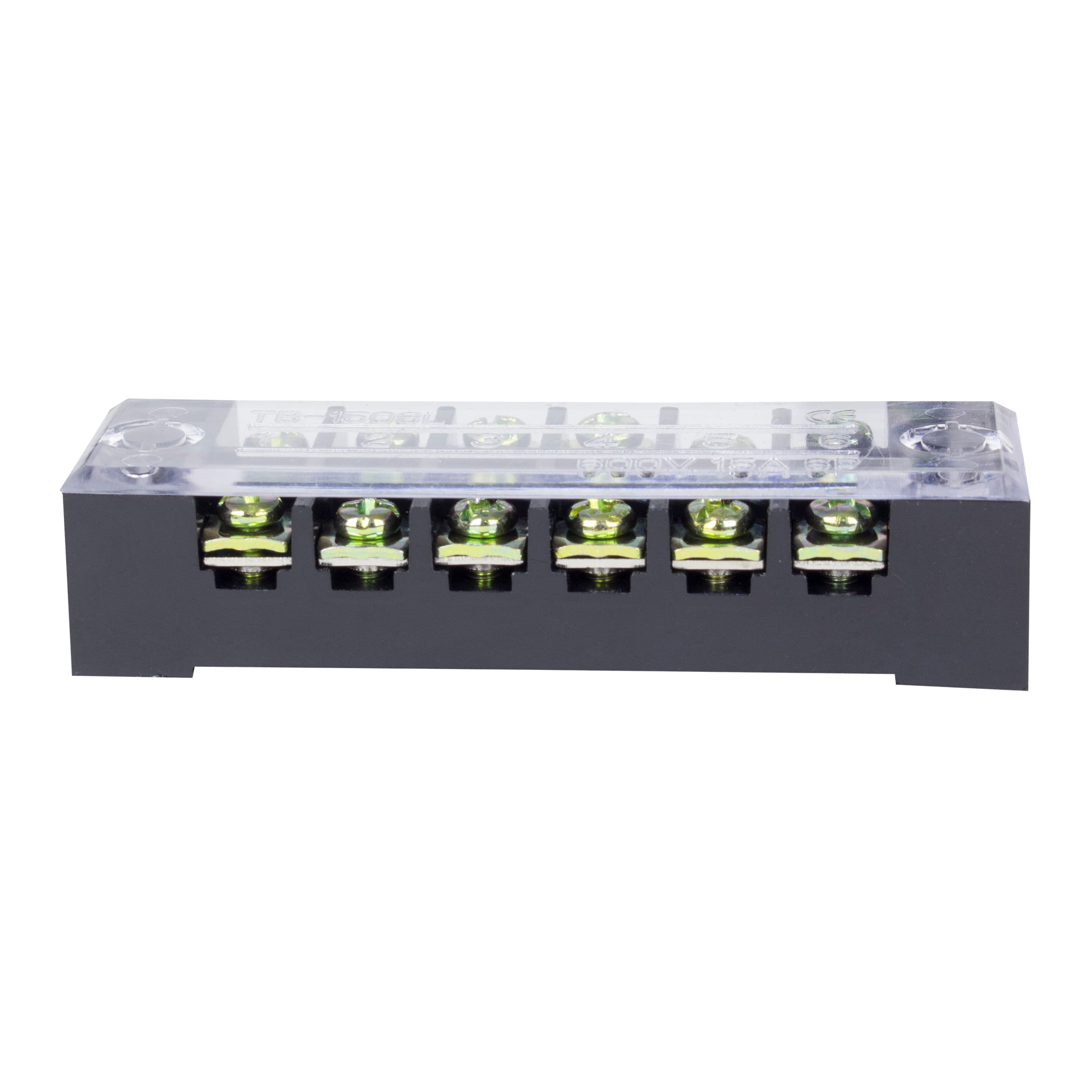 Колодка клеммная карболитовая, Deluxe, TB - 2506 (25A 6P)