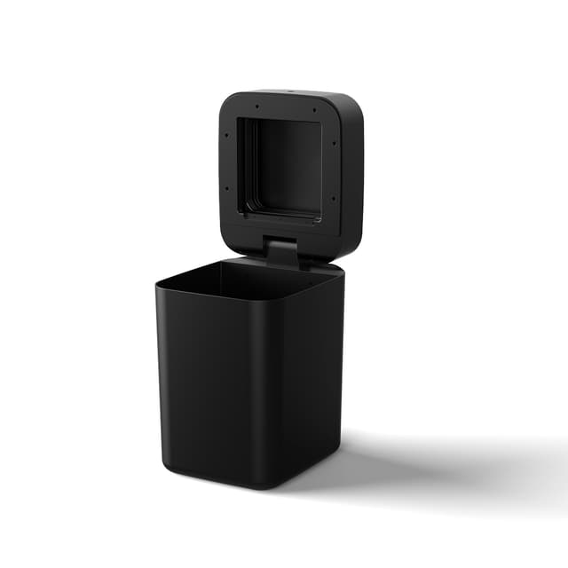 Умное мусорное ведро, Townew, T1S, Smart Trash Can, Объем 15.5 л, Технология запечатывания пакета, Автоматическая крышка и замена мешка, Черный
