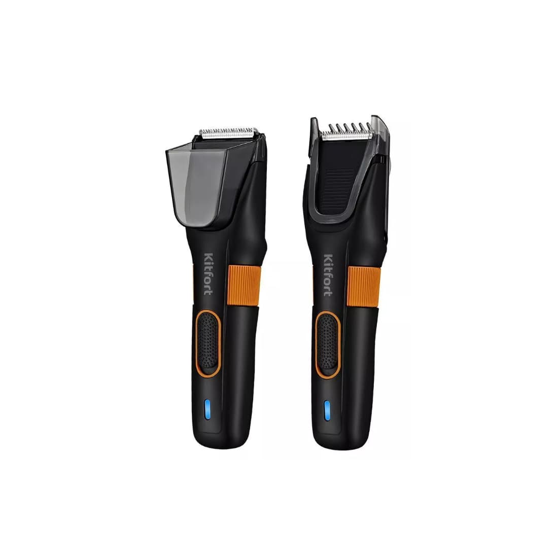 Машинка для стрижки, Kitfort, КТ-3130-2, Мощность 3,6 Вт, Длина стрижки с гребнем 1 мм/ 35 мм, Материал лезвий нержавеющая сталь, Цвет черно-оранжевый