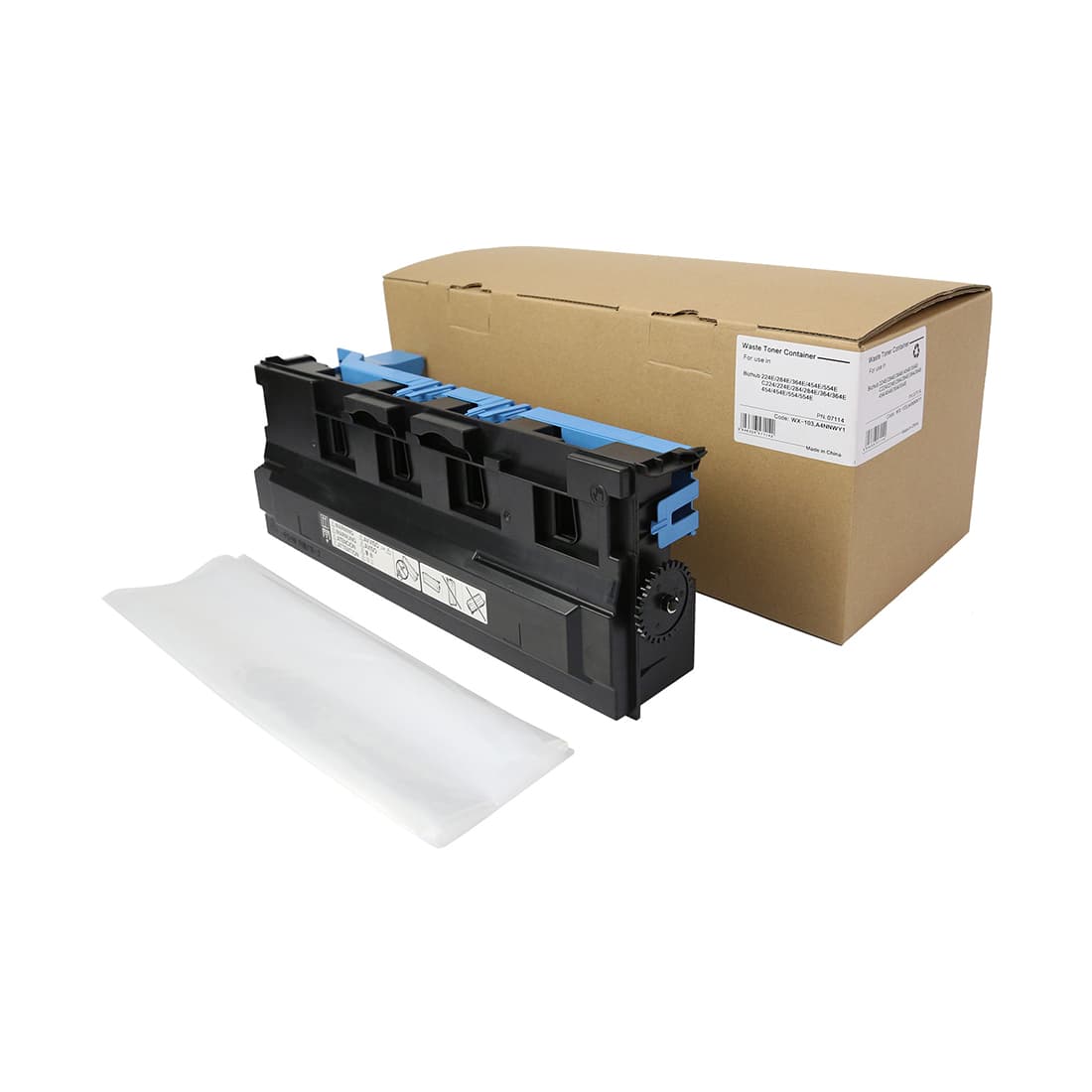 Контейнер для отработанного тонера, CET, CET7114, WX-103, Для копиров KONICA MINOLTA Bizhub 224E/284E/C224/C284/C224e/C284e