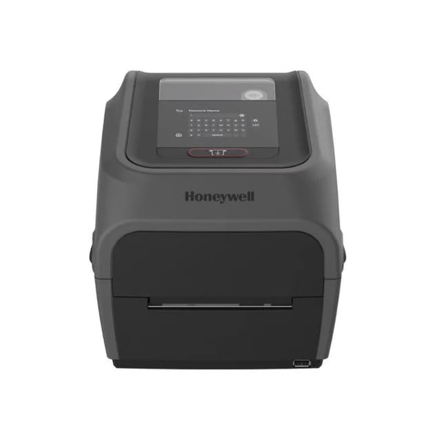 Принтер этикеток, Honeywell, PC45T000000300, термотрансферный, 300 dpi, ширина печати до 4", сенсорный дисплей, Ethernet, без кабеля питания, чёрный