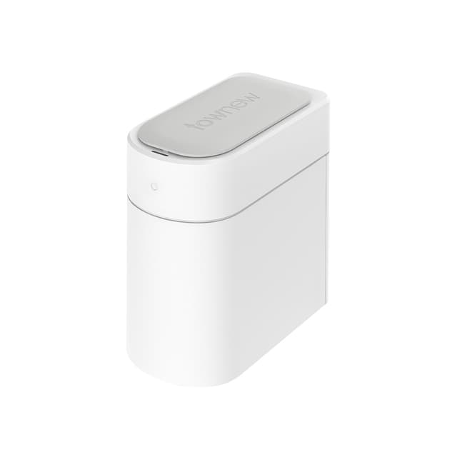 Умное мусорное ведро, Townew, T3, Smart Trash Can, Объем 13 л, Технология запечатывания пакета, Автоматическая крышка и замена мешка, Влагозащита IPX3, Белый