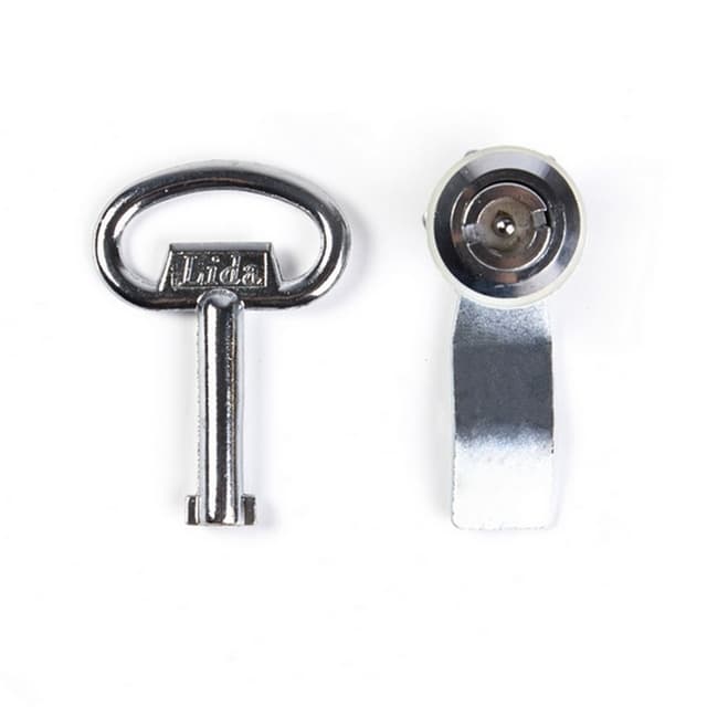 Замок металлический с ключом, Deluxe, MS705, (замок+язычок+ключ)