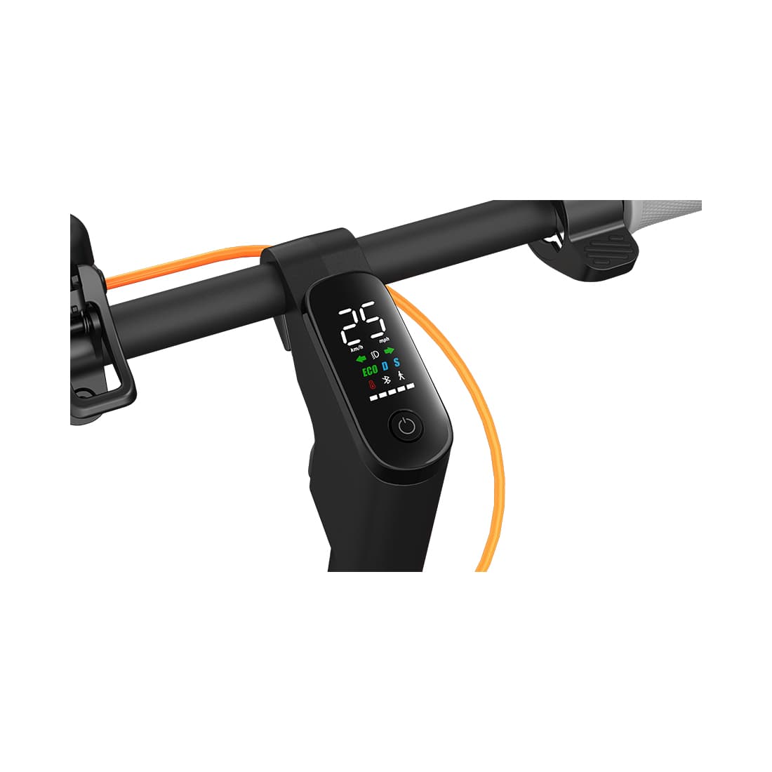 Электросамокат, Ninebot, KickScooter F65U, Складной дизайн, Запас хода до 65 км, Максимальная скорость 30 км/ч, Мощность двигателя 400 Вт, Преодоление макс. уклона 20%, Размер шин 10 дюймов, Влагозащита IPX5, Серый