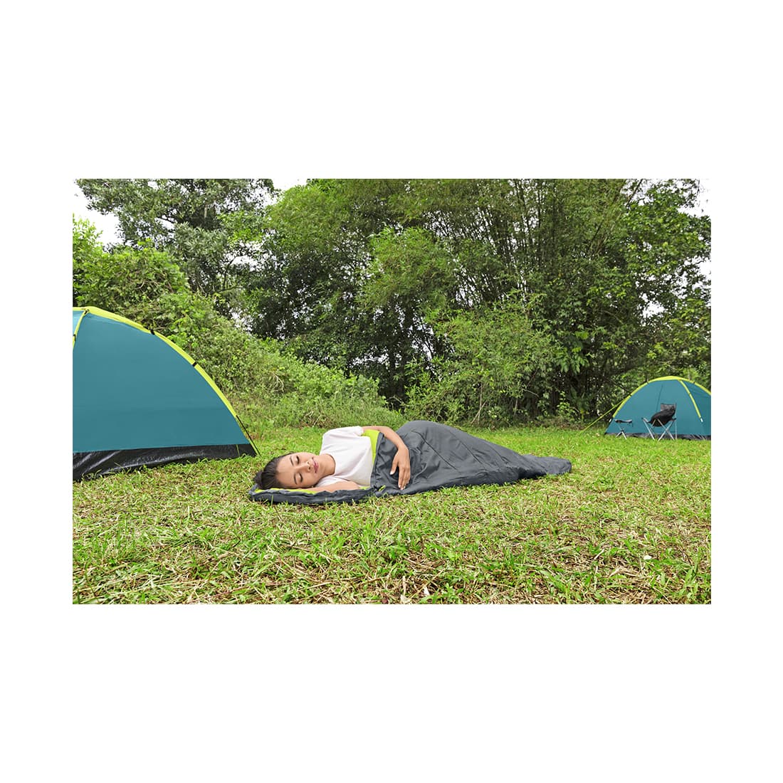 Спальный мешок Pavillo Hiberhide 10 220 х 75 см, BESTWAY, 68102, Полиэстер 170T, Форма - мумия, Температура комфорта 6-10°С, Наполнитель 170 г/м2 холофайбер, Вес - 0.8кг., Зелёный/серый в ассортименте, Сумка для переноски