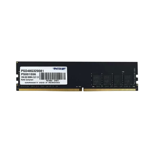 Модуль памяти, Patriot, SL PSD48G320081 DDR4, 8GB, DIMM <PC4-25600/3200MHz>