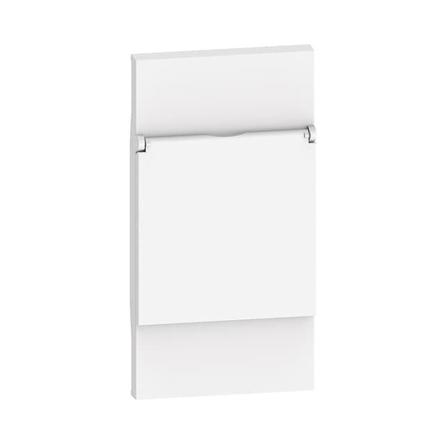 Лицевая панель, Bticino, KW04P, Living Now с крышкой для розеток 2К+З 2 модуля белый